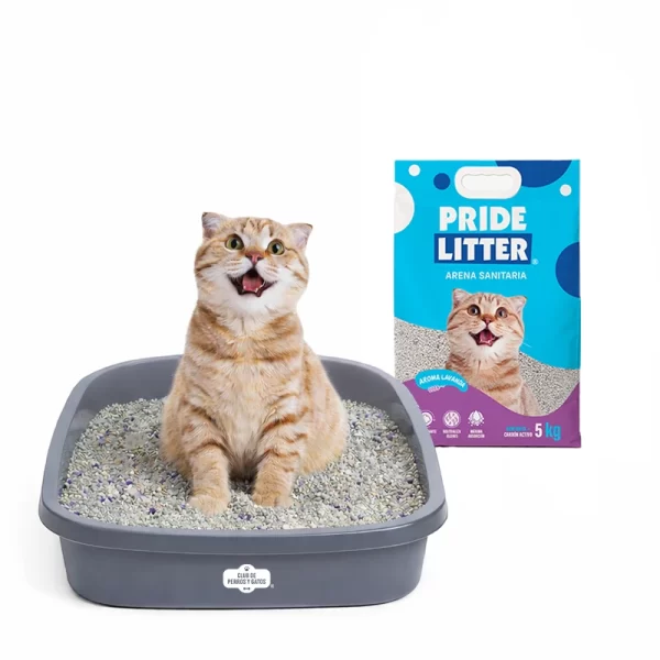 Arena Bentonita Carbón Lavanda 5 Kilos