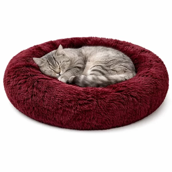 Cama Anti Estrés Burdeo Liso