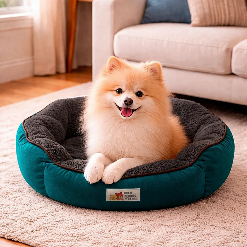 Cama Indigo Para Mascota Verde Imperial - L Cama Indigo Para Mascota Verde Imperial - L