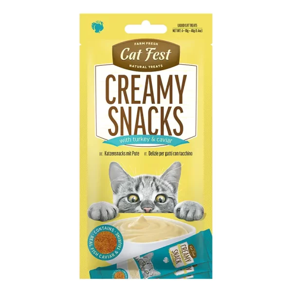 Cat Fest Caviar Pavo 40 Gr