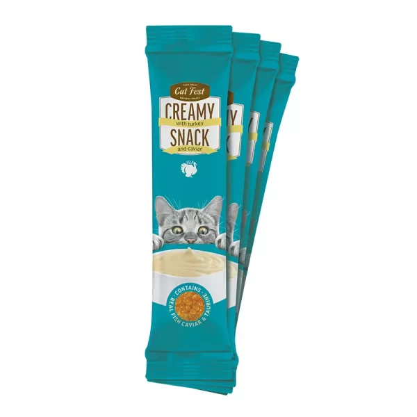 Cat Fest Caviar Pavo 40 Gr