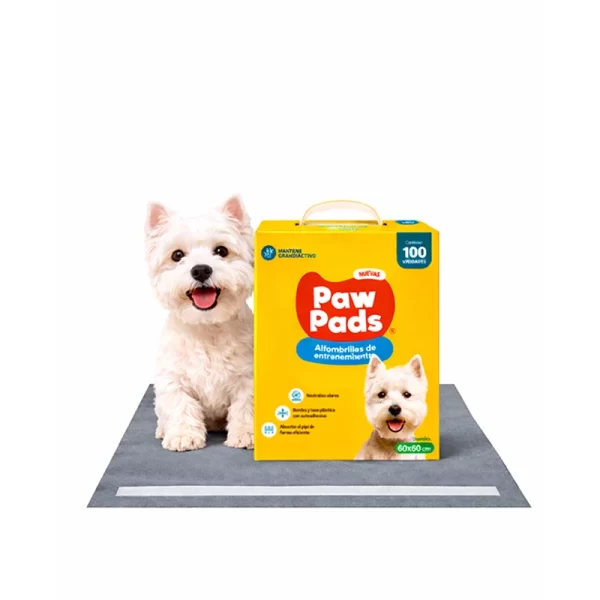 Sabanillas o Alfombrillas de Entrenamiento Paw Pads Carbón 60 x 60 cms - Box 100 Unid