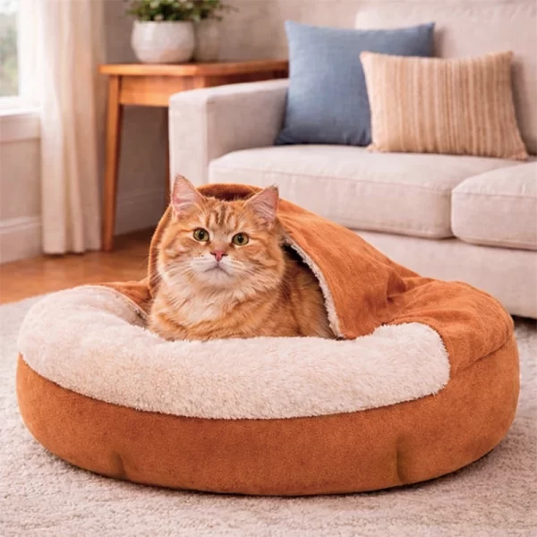 Cama Para Mascota Snuggle - Caramel 