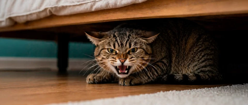 Mi gato está estresado: señales, causas reales y cómo ayudarlo en casa