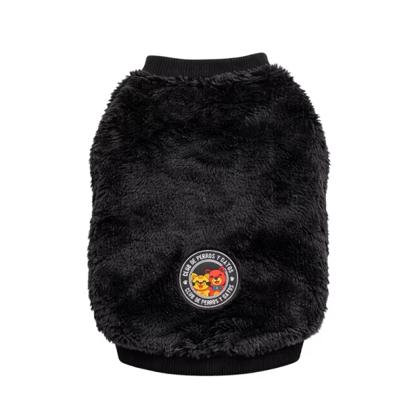 Poleron Plush Air Negro