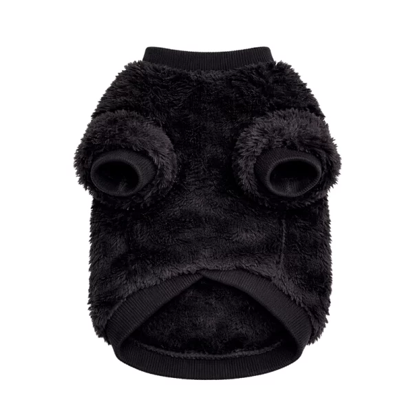 Poleron Plush Air Negro