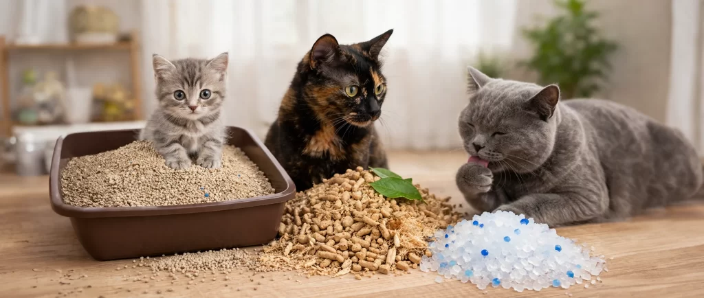 Arena para gatos en Chile: cuál elegir según tu hogar, cuál dura más y cómo evitar malos olores