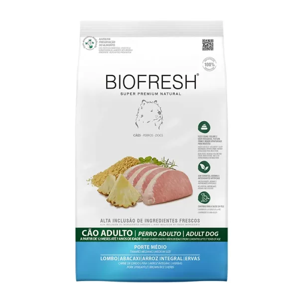 Biofresh Perro Adulto Raza Mediana Cerdo Piña
