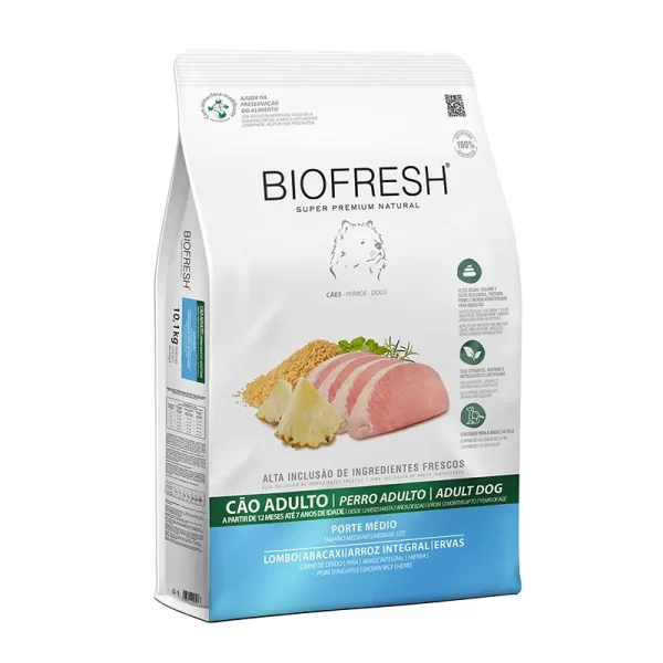 Biofresh Perro Adulto Raza Mediana Cerdo Piña