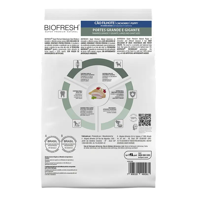 Biofresh Perro Cachorro Razas Grandes y Gigantes 15 Kg