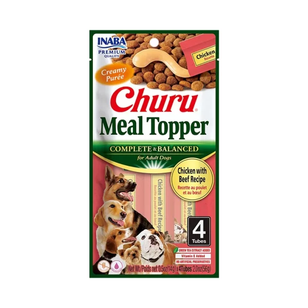 Churu Meal Topper Dog Chicken Beef 56 Gr