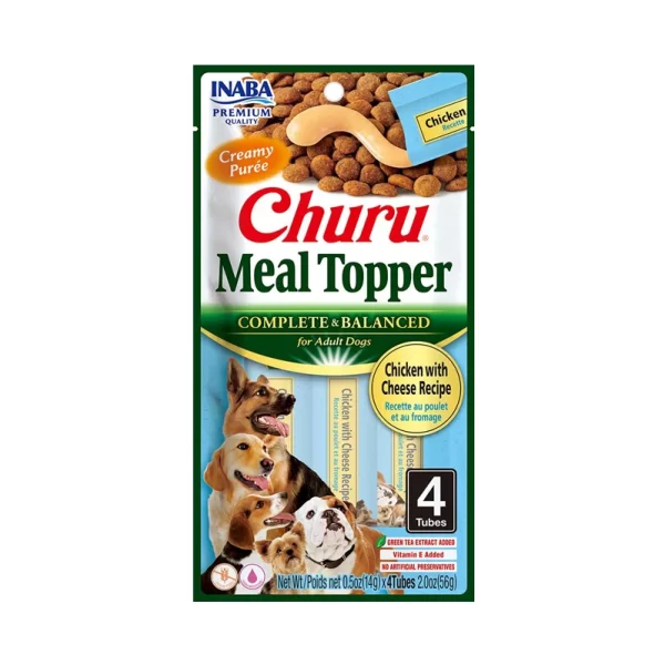 Churu Meal Topper Dog Chicken Cheese 56 Gr