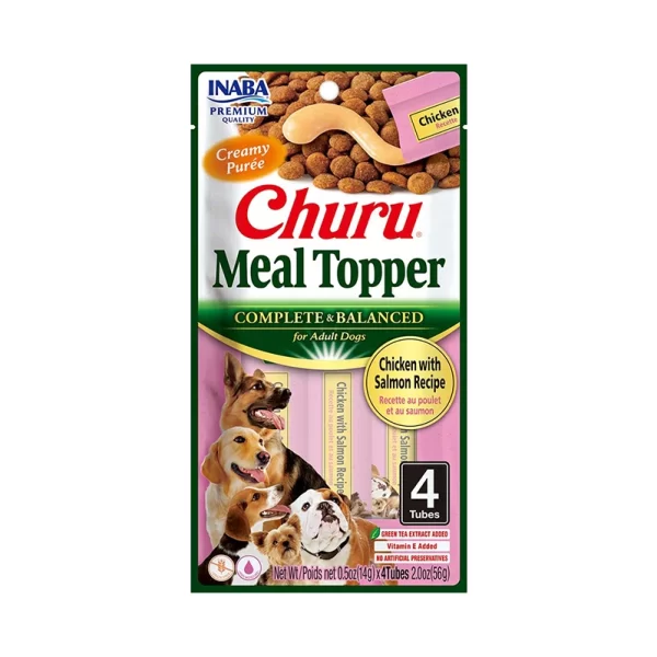 Churu Meal Topper Dog Chicken Salmon 56 Gr