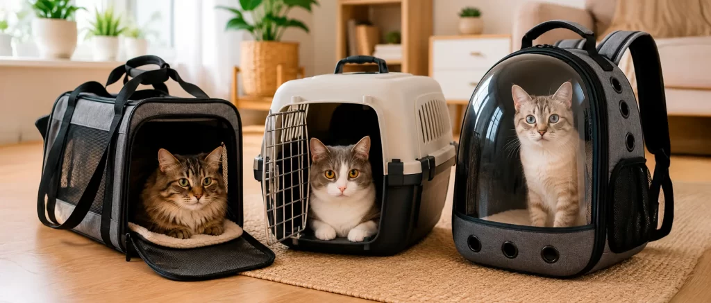 Transportador para gatos: cómo elegir el tamaño correcto y cuál realmente conviene comprar