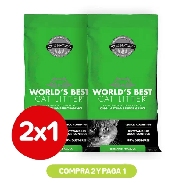 Pack 2x1 Arena Sanitaria Clumping Formula 3Kg