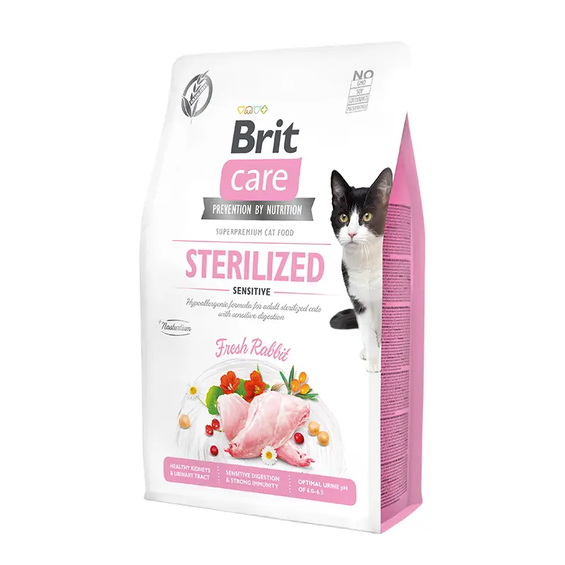 Brit Care Cat Sterilized Sensitive Fresh Rabbit 2Kg Brit Care Cat Sterilized Sensitive Fresh Rabbit 2Kg
