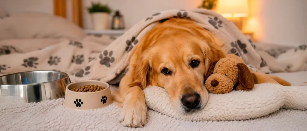 Cómo cuidar a un perro enfermo: qué hacer en casa y cuándo acudir al veterinario