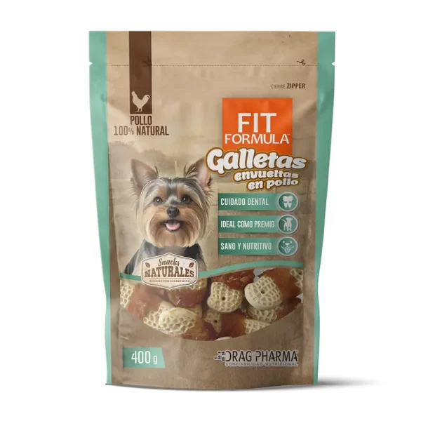 Fit Formula Galleta Envuelta en Pollo 400 Gr