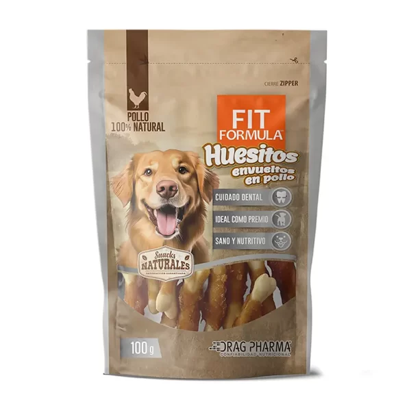 Fit Formula Huesitos Envueltos en Pollo 100 Gr
