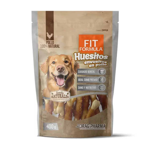 Fit Formula Huesitos Envueltos en Pollo 400 Gr