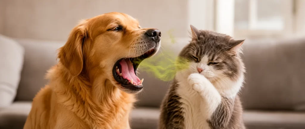 ¿El mal aliento en perros y gatos es normal? La primera señal de una enfermedad que muchos pasan por alto
