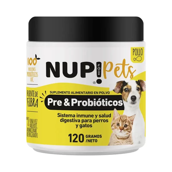 NUP! Pets Pre & Probioticos 120 Gr Pollo