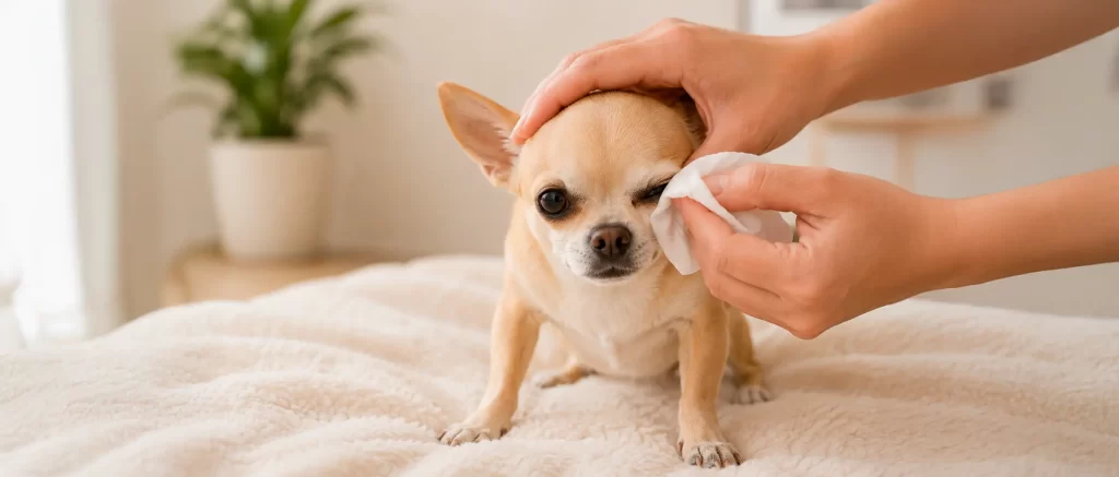 Mi perro tiene lagañas: cuándo es normal y cuándo puede ser una señal de alerta