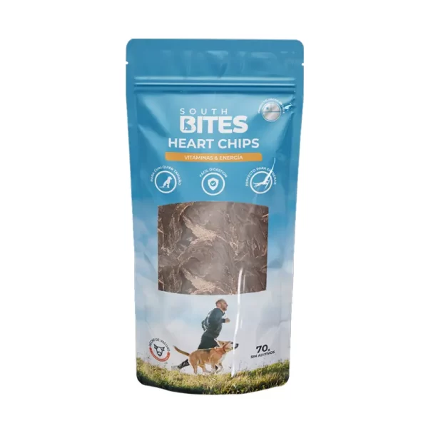 South Bites Heart Chips Corazón de Vacuno 70 Gr