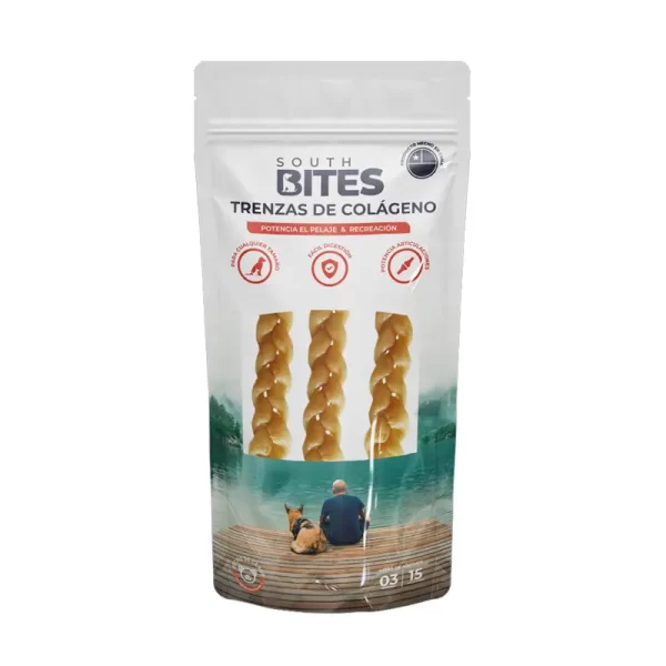 South Bites Trenzas de Colágeno 3 Unidades