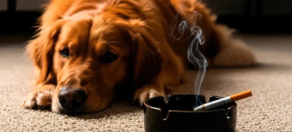 ¿El humo del cigarro afecta a perros y gatos? Riesgos y prevención