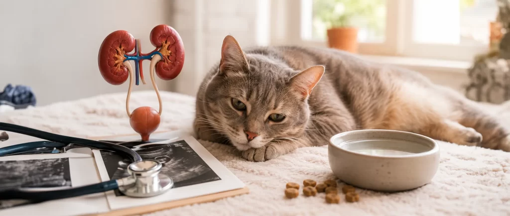 Enfermedad renal en gatos: síntomas, tratamiento y cómo mejorar su calidad de vida