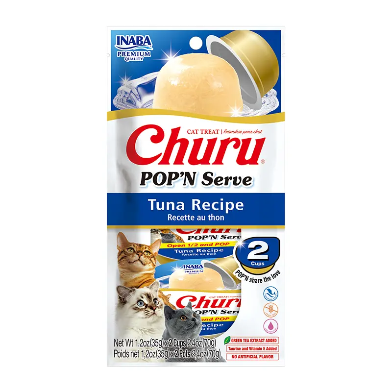 Churu Pop And Serve Atún 35 Gr 2P