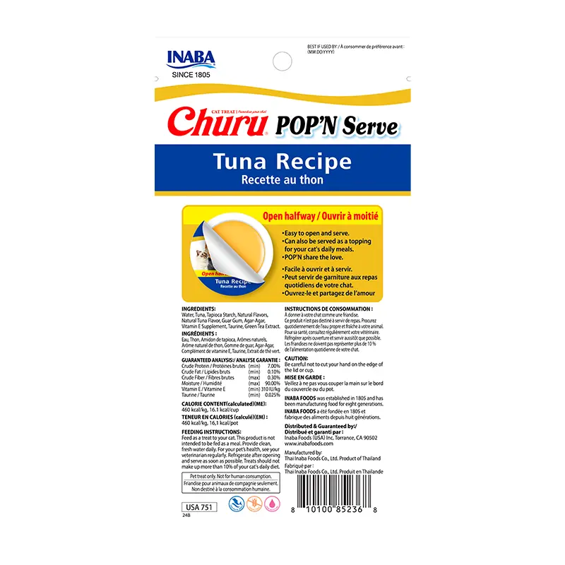 Churu Pop And Serve Atún 35 Gr 2P
