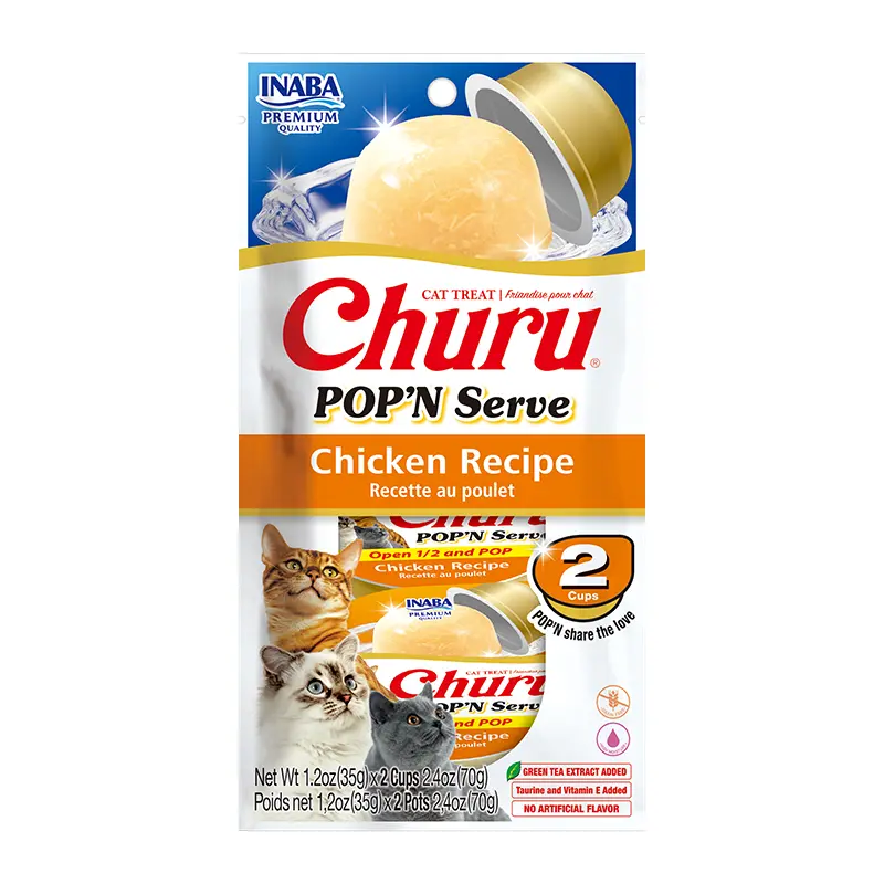 Churu Pop And Serve Pollo 35 Gr 2P