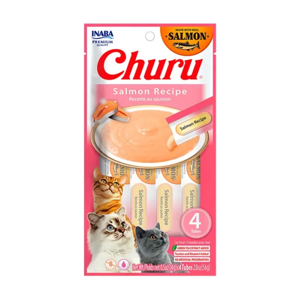 Churu Salmón 4 Tubos