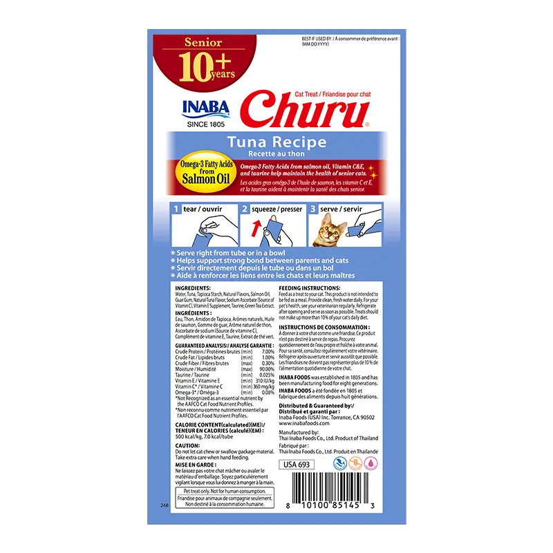 Churu Senior 10+ Atún 4 Tubos