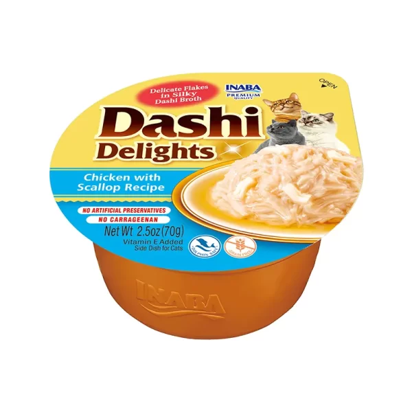 Churu Dashi Delights Pollo & Atún Ostión 70 Gr