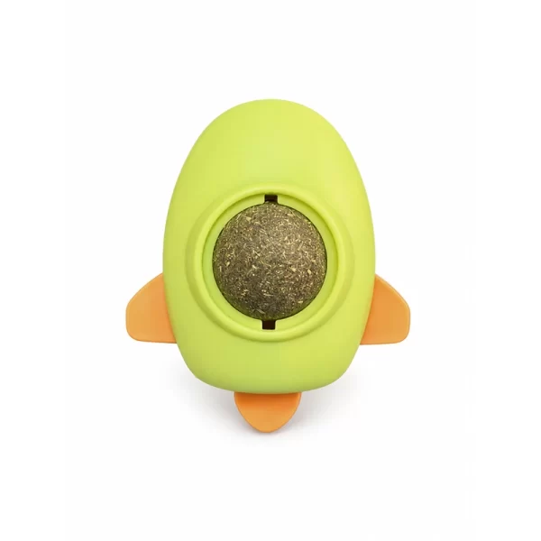 Juguete Para Gato Bola Catnip Diseño Cohete