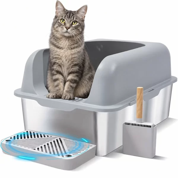 Arenero Cat Litter Destroyer Abierto