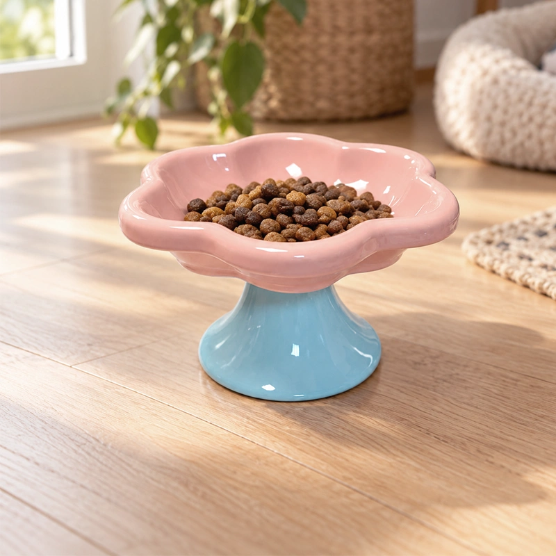 Comedero Elevado Pastel Flower