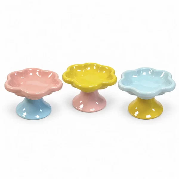 Comedero Elevado Pastel Flower