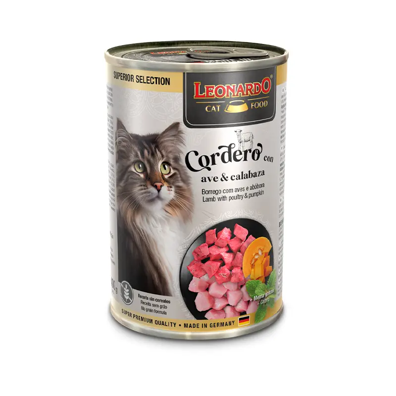 Leonardo Selección Suprema Cordero y Ave con Calabaza 400 Gr