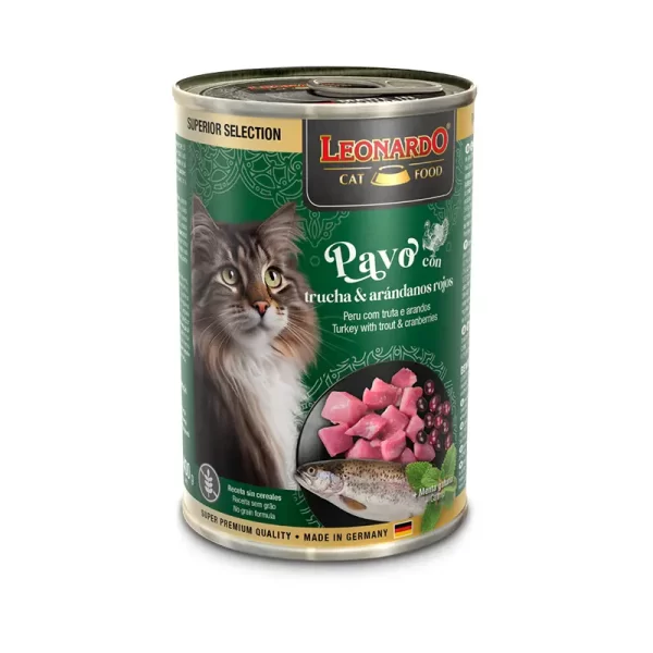 Leonardo Selección Suprema Pavo y Trucha con Cranberries 400 Gr