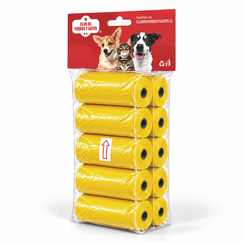 Paw Bag Bolsas Para Fecas 10 Rollos (200 Unid)