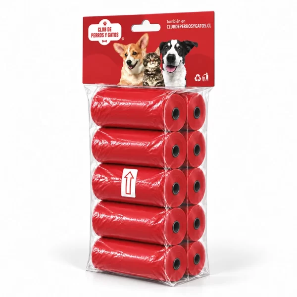 Paw Bag Bolsas Para Fecas 10 Rollos (200 Unid)