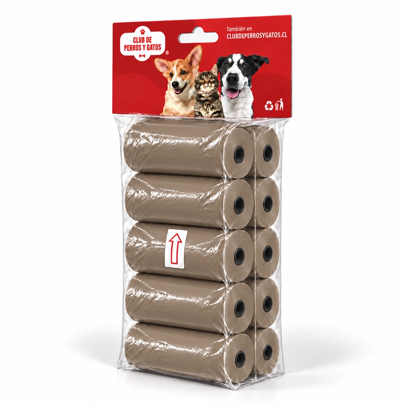 Paw Bag Bolsas Para Fecas 10 Rollos (200 Unid)